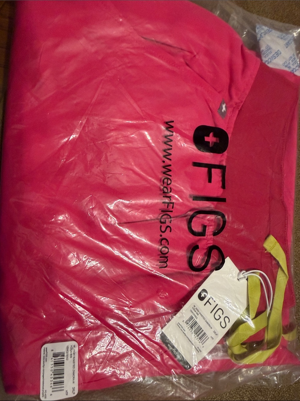 NWT FIGS Hot Pink High-Waisted Zamora Jogger Scrub Pants - 3XLP, NWT, $25